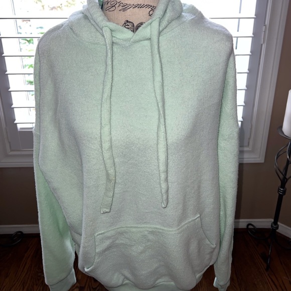 EUC SOFT SERVE Cloud Cotton Hoodie, Green Mint - Medium - Picture 4 of 8